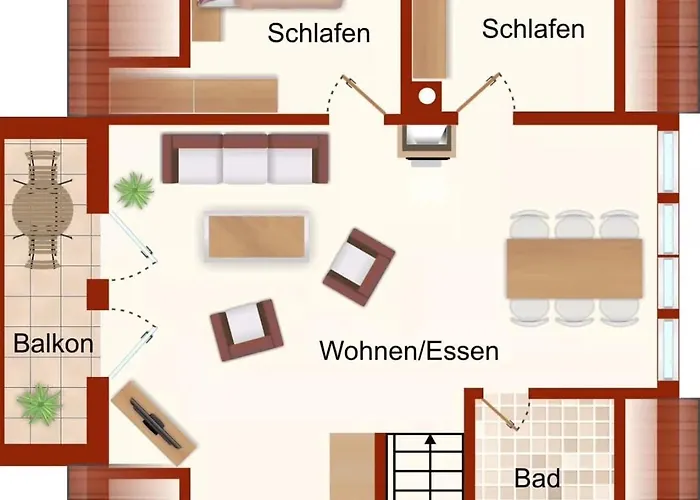 펜션 Koenigshoern Og, Helle Mit Balkon Eigenem Eingezaeuntem Garten Und Naehe Zum Hunde Herzlich Willkommen *